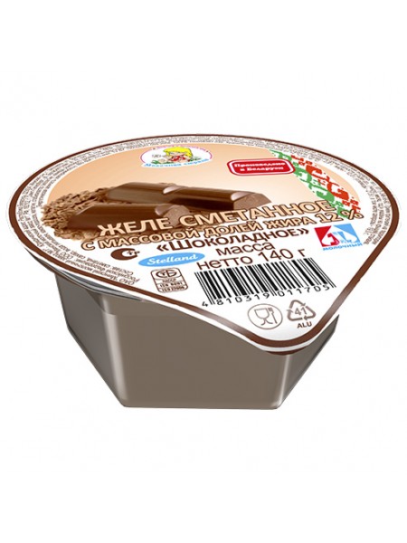 Желе сметанное "Венский завтрак" шоколад 140г* 12 пл/ст Минск МЗ №1 Желе сметанное "Венский завтрак" шоколад 140г* 12 пл/ст Минск МЗ №1